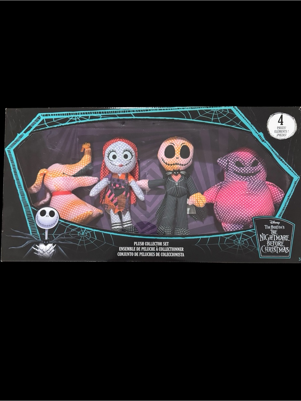 Disney The Nightmare Before Christmas Plush Collector Set (big box) Unopened!